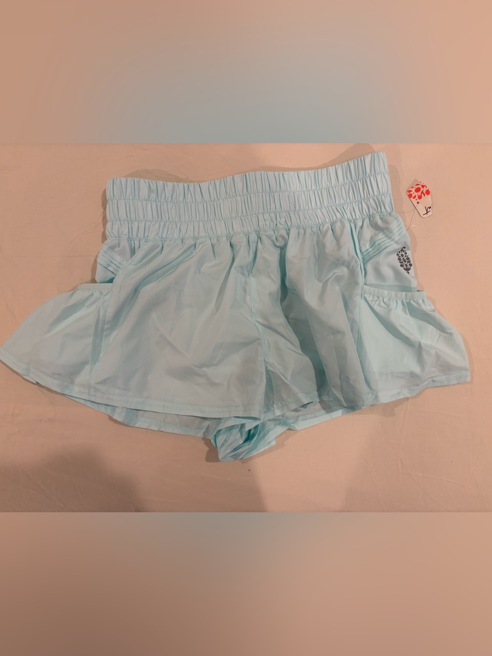 NWT Free People FP Movement The Way Home Shorts in Cyan Size SIZE S